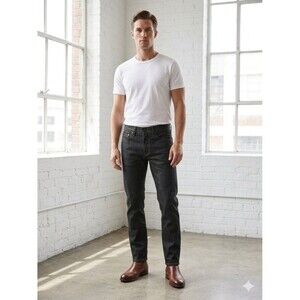 Rag & Bone Fit 2 Slim Straight Denim Mens 31x29 Olive Resin Dark Minimalist USA